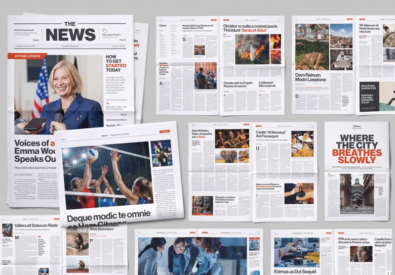 Tabloid Newspaper Templates — Compact & Magazine-Style Layouts