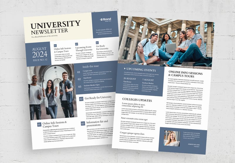 InDesign Newspaper Templates (INDD) — Broadsheet, Tabloid & Newsletter