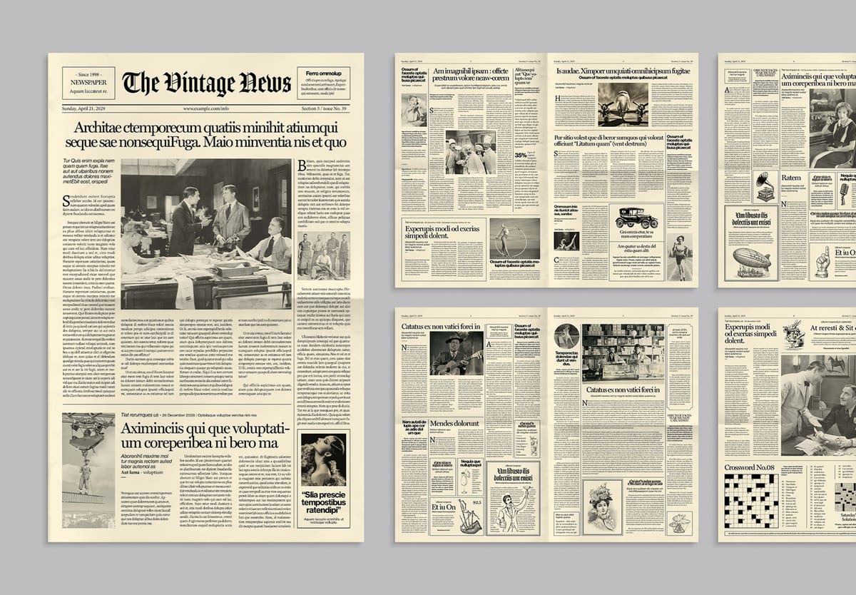 InDesign Newspaper Templates (INDD) — Broadsheet, Tabloid & Newsletter
